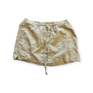 Casual Tan Mini Skirt